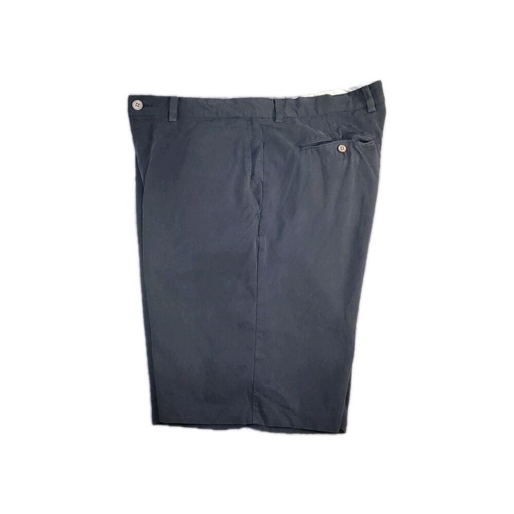 Tommy Bahama Shorts Mens Sz 35 Black Silk Cotton Flat Front Casual Summer C16 - Picture 8 of 11